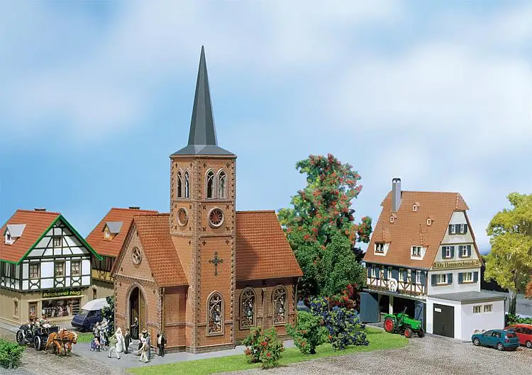 Faller 130239 - H0-Kleinstadt-Kirche - Friesischer Stil
