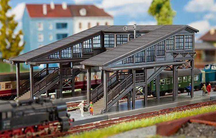 Faller 222153 - N-Bahnsteigbrücke Radolfzell (Lasercut)