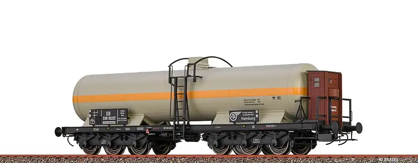 Brawa 50092 - H0-Kesselwagen ZZd [P] DB, Ep.3