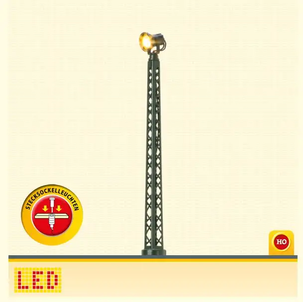 Brawa 84151 - H0-Flutlicht, Stecksockel mit LED