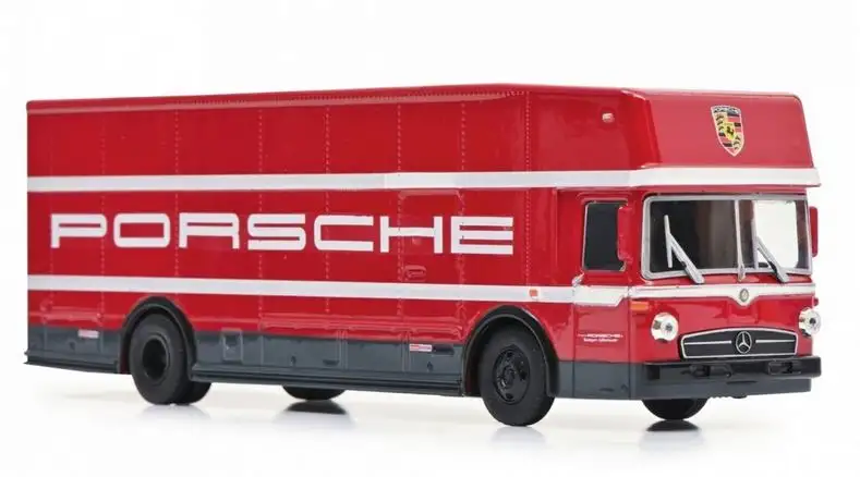 Schuco 452026100 - 1:64-Renntransporter PORSCHE