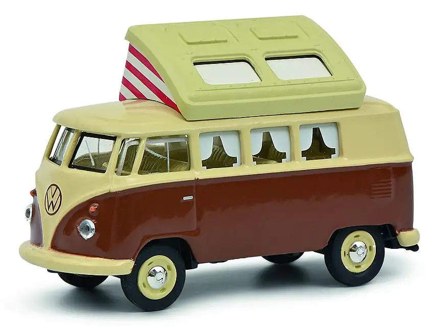 Schuco 452026600 - 1:64-VW T1/2b Camper geöffnet