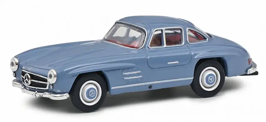 Schuco 452027600 - 1:64-MB 300 SL, blau