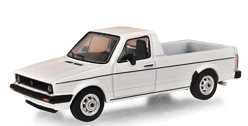 Schuco 452033500 - 1:64-VW Caddy Pritsche weiß