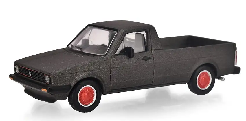 Schuco 452033600 - 1:64-VW Caddy Pritsche anthrazit