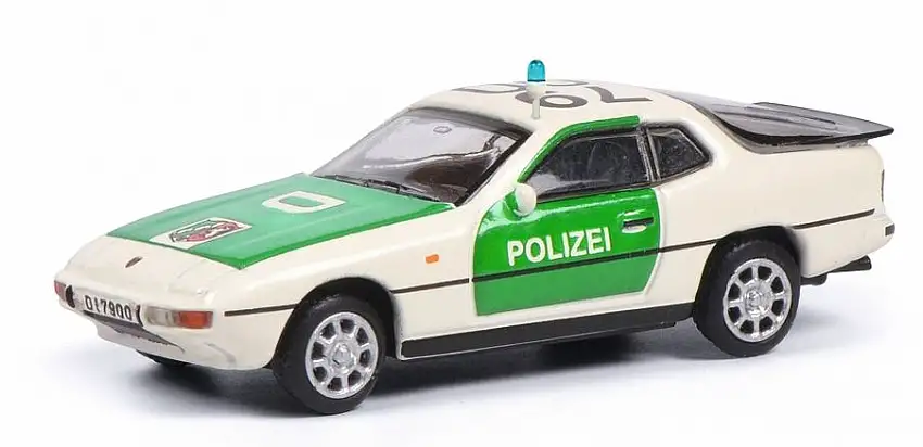 Schuco 452650000 - 1:87-Porsche 9241, POLIZEI