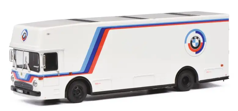 Schuco 452668100 - 1.87-Renntransporter BMW