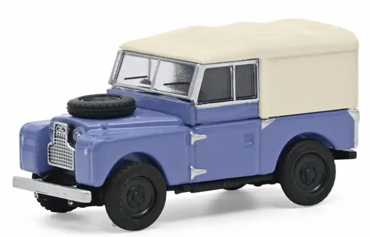 Schuco 452670100 - 1:87-Land Rover 88 blau / hellgrau