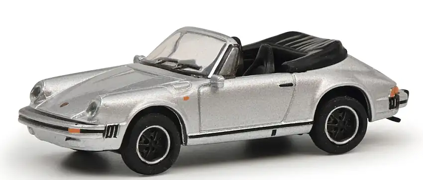 Schuco 452671000 - 1:87-Porsche 911 Carrera 3.2 silber
