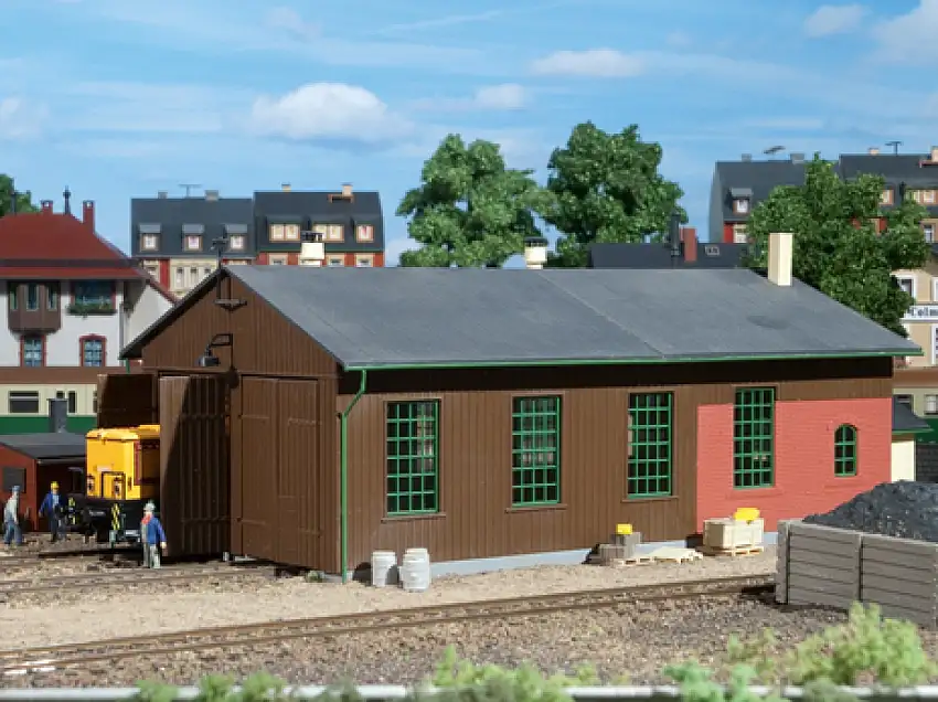 Auhagen 11332 - H0-Lokschuppen zweiständig