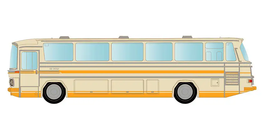 Lemke Minis LC4416 - N-Mercedes Benz O302 RÜH creme/orange