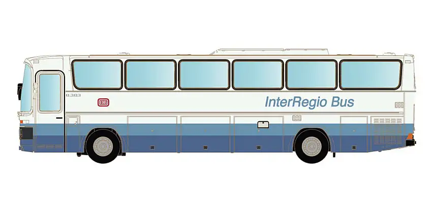 Lemke Minis LC4426 - Mercedes Benz O303 RHD DB InterRegio Bus