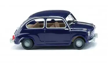 Wiking 009907 - Fiat 600 - dunkelblau