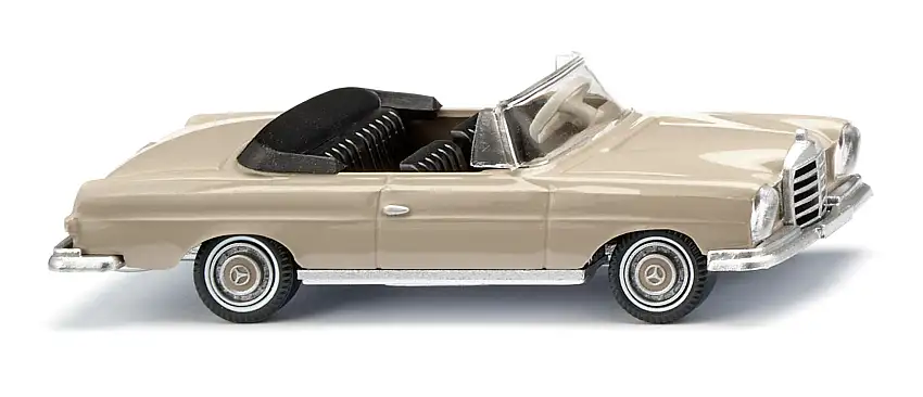 Wiking 015304 - MB 280 SE Cabrio - cremebeige