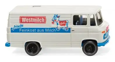 Wiking 027058 - MB L 406 Kastenwagen, Westmilch