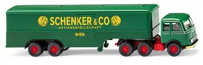Wiking 051327 - Koffersattelzug (MB LPS 333), Schenker