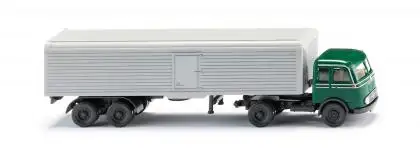 Wiking 055601 - Koffersattelzug (MB Pullman) - moosgrün