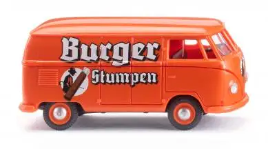 Wiking 078818 - VW T1 (Typ 2) Kastenwagen-Burger Stumpen