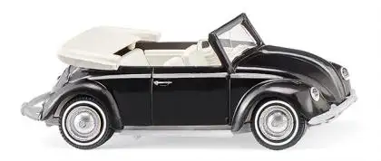 Wiking 079406 - VW Käfer 1200 Cabrio - schwar