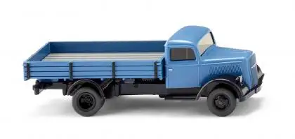 Wiking 084007 - Pritschen-Lkw (Opel Blitz) - fernblau