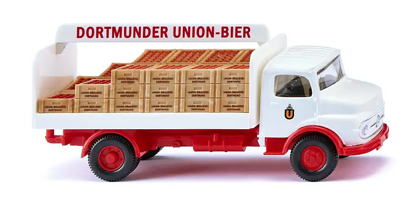 Wiking 084804 - Getränke-Lkw (MB Kurzhauber)