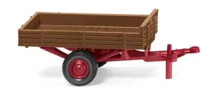 Wiking 087943 - Allgaier Einachsanhänger - rehbraun