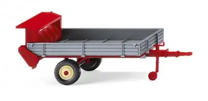 Wiking 088704 - Fortuna Stalldung-Breitstreuer, silber