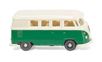 Wiking 093204 - N-VW T1 Bus - patinagrün/perlweiß