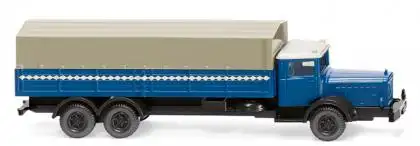 Wiking 094306 - N-Pritschen-Lkw (MB L 10000) - azurblau