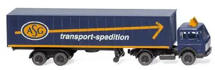Wiking 095003 - N-Containersattelzug (MB) ASG