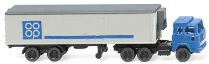 Wiking 095199 - N-Kühlkoffersattelzug (Magirus), coop
