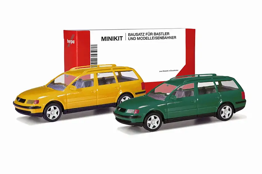 Herpa 012249-007 - MiKi VW Passat Variant B5 (2 Stück)
