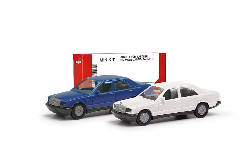 Herpa 012409-009 - MiniKit: Mercedes-Benz 190 E, rot