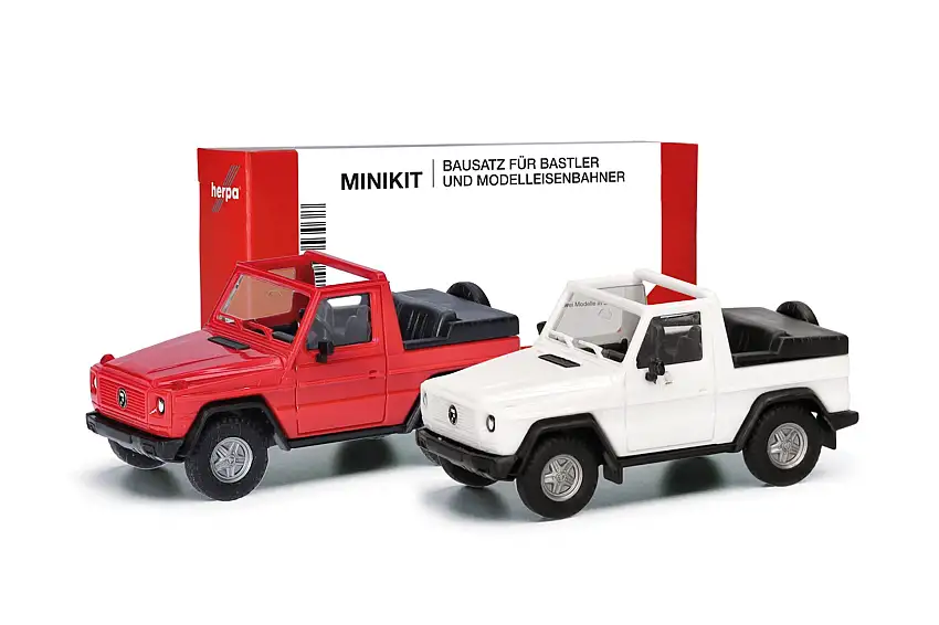 Herpa 012744 - MiKi 2xPuch G-Klasse (W460) Cabrio