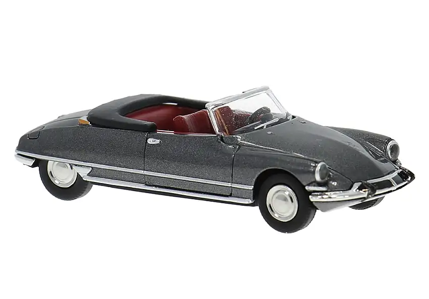 Brekina 14236 - Citroen DS 19 Cabriolet, dunkelgrau 1963