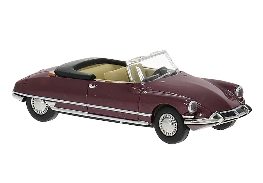Brekina 14237 - Citroen DS 19 Cabriolet, dunkelrot, 1963