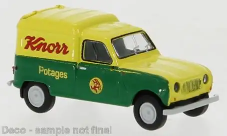 Brekina 14752 - Renault R4 Fourgonnette, 1961, Knorr Po