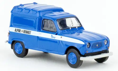 Brekina 14758 - RenaultR4Fourgonnette,AlpineRenault