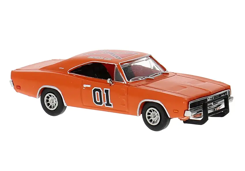 Brekina 18004 - Dodge Charger, orange, 1969