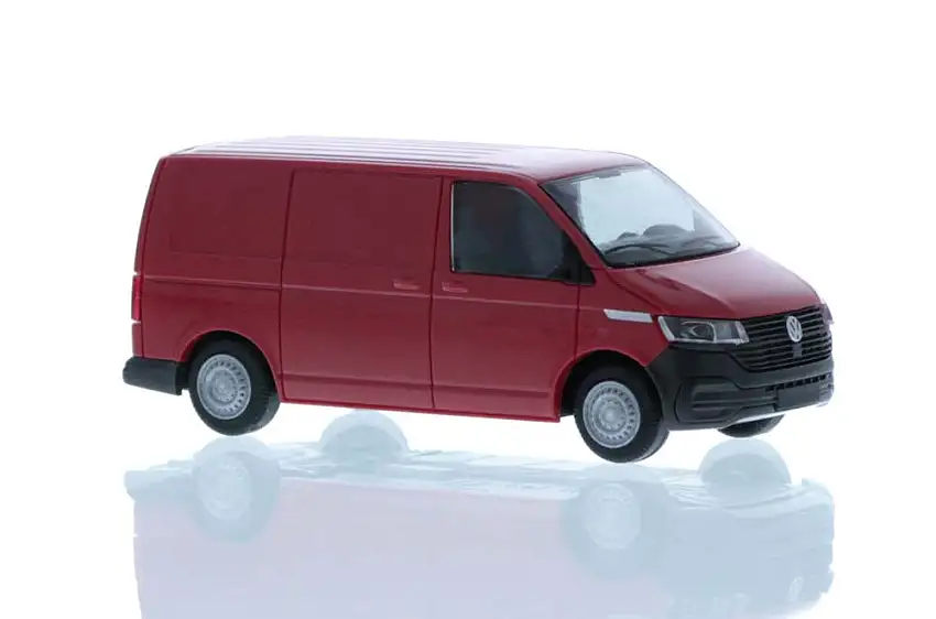 Rietze 11687 - 1:87-VW T6.1 Kasten KR, kirschrot