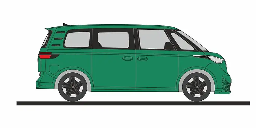 Rietze 21914 - VW ID.Buzz bay leaf green metallic