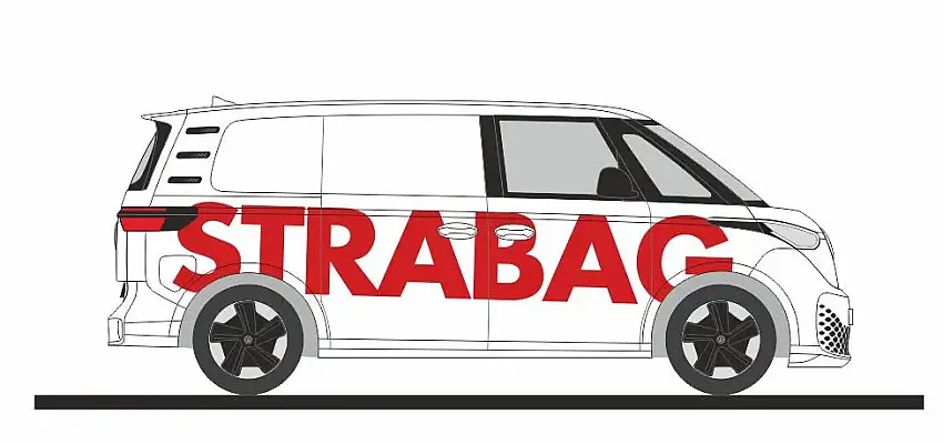 Rietze 32106 - VW ID.Buzz Cargo STRABAG (AT)