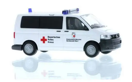 Rietze 53459 - 1:87-VW T5 GP BRK München West 1