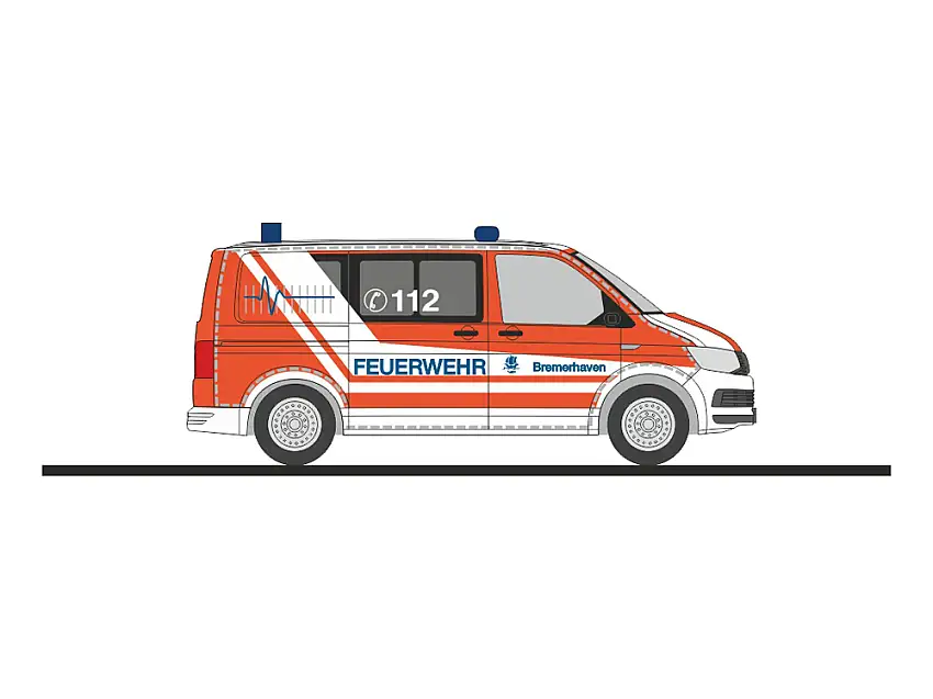 Rietze 53835 - 1:87-VW T6 FW Bremerhaven