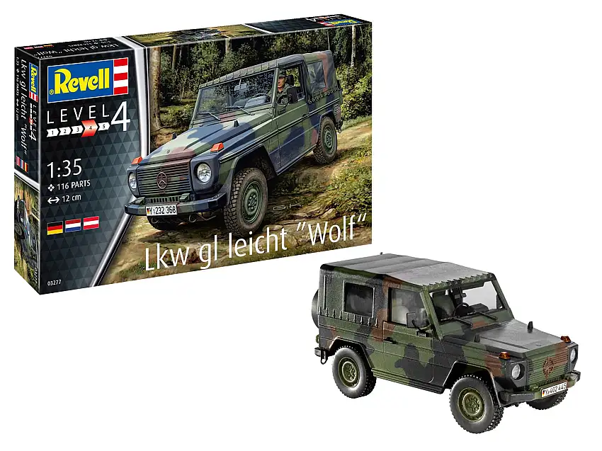 Revell 03277 - 1:35-Lkw gl leicht, Wolf