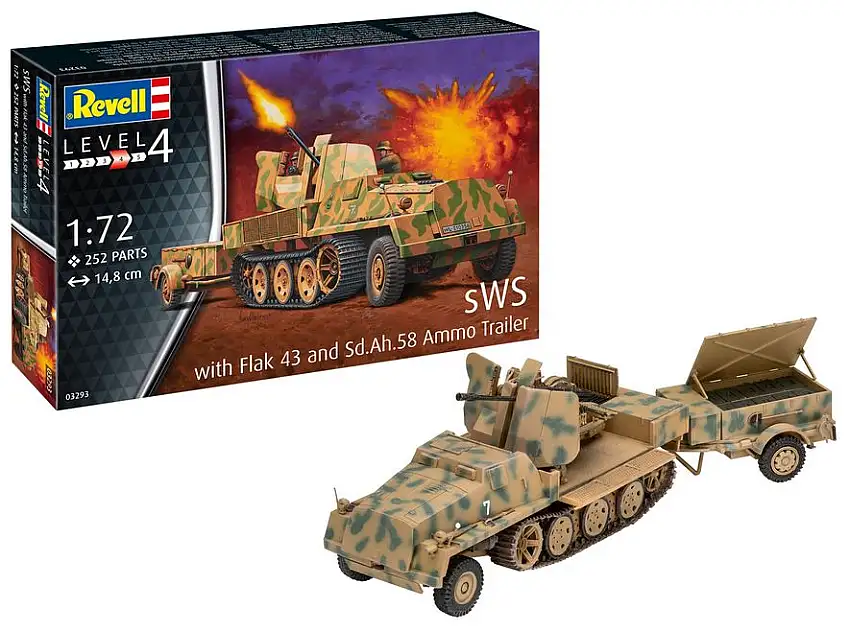 Revell 03293 - 1:72-Sd.Ah58 Ammo Trailer