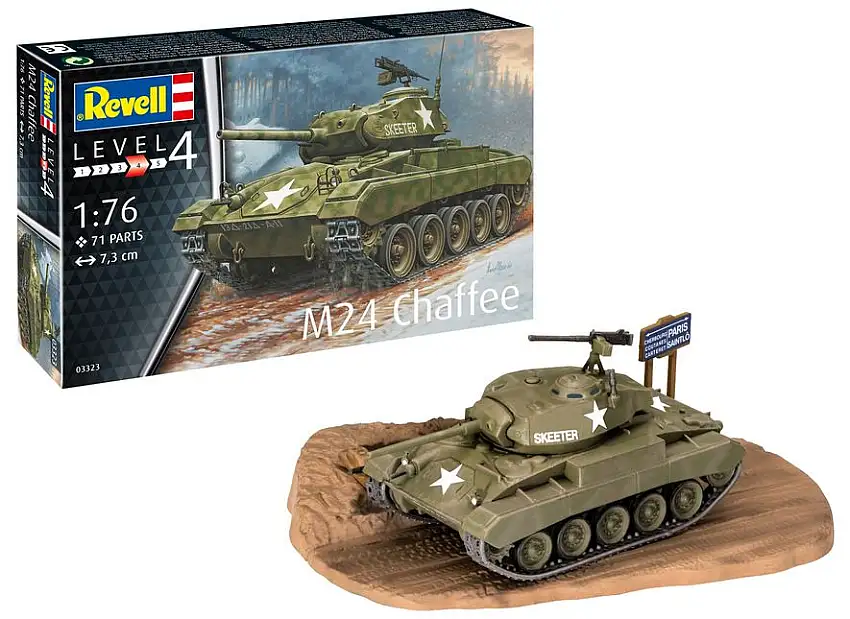 Revell 03323 - 1:76-M24 Chaffee