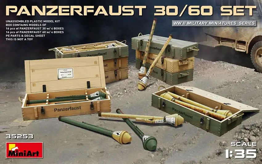 MiniArt 550035253 - 1:35 Panzerfaust 30/60 Set (16+16)