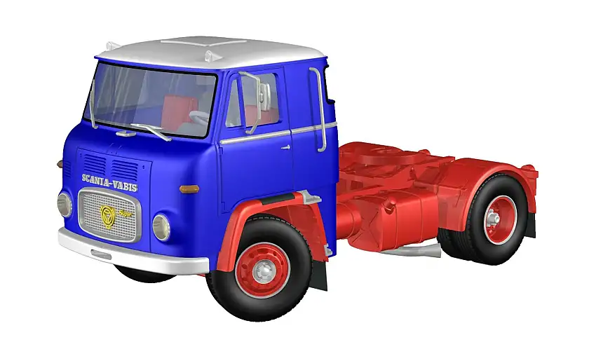 VK-Modelle 76014 - Scania LB 7635, blau-rot