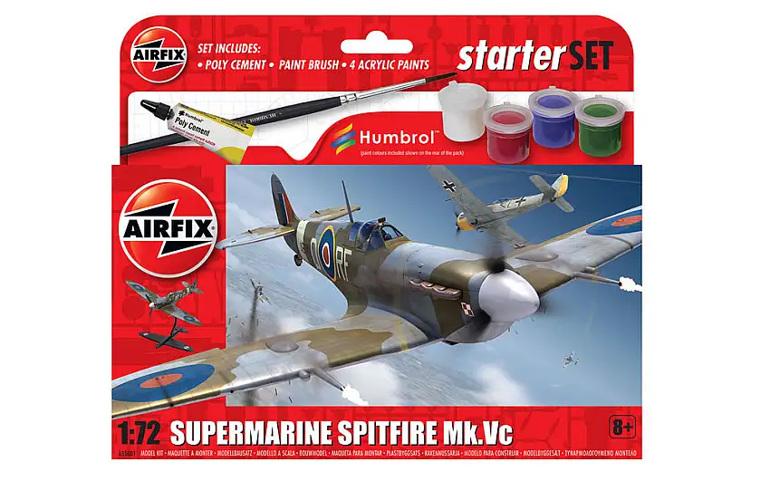 Airfix 1555001 - 1:72 Small Beginners Set Supermarine